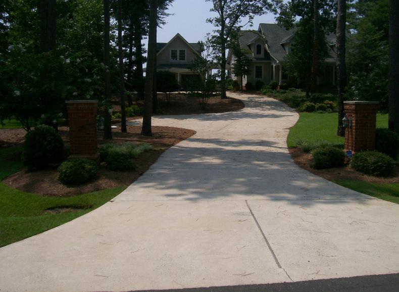 broom finish concrete